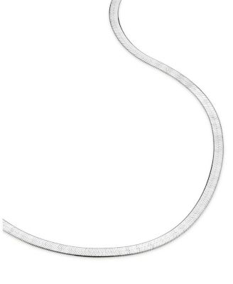 Sterling Silver Mirage Herringbone Necklace