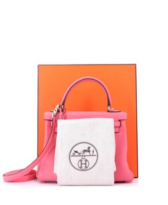 Kelly 25 Handbag Pink Swift with Palladium Hardware