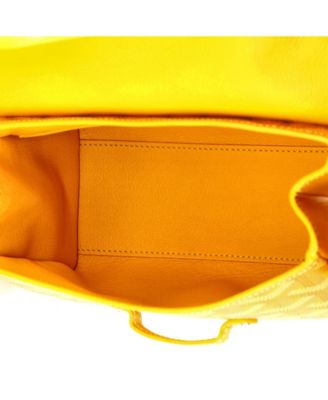  Mini Saigon Top Handle Bag Coated Canvas with Leather