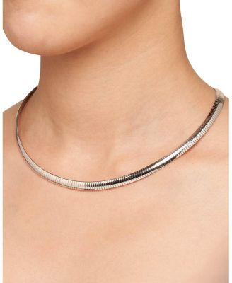 Sterling Silver Mega Omega Necklace