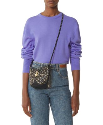 Wool Sweater With Grosgrain Detail