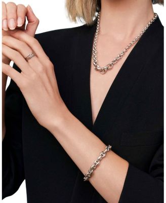 Sterling Silver Roll with it Rolo Necklace