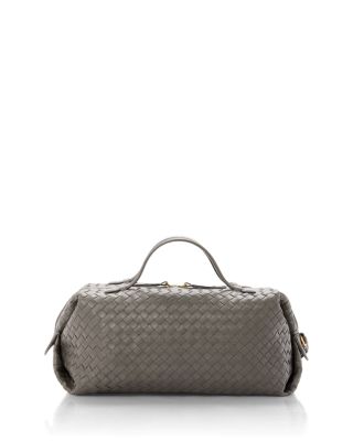 Gioco Intrecciato Woven Leather Handbag