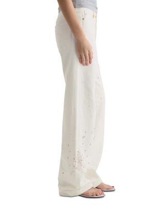 High Rise Barrel Jeans in Opal Radiance