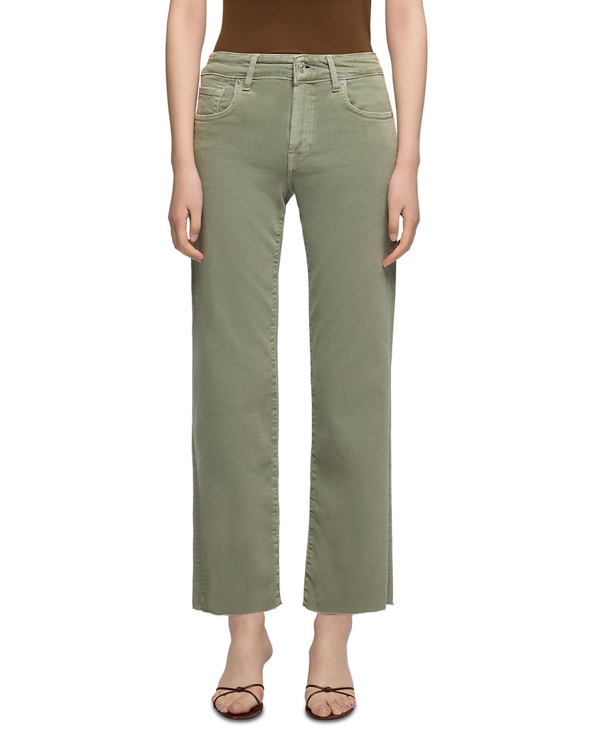 7 For All Mankind Calie Ankle Straight Jeans
