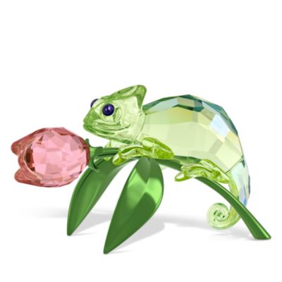 Idyllia Collection Chameleon Crystal Figurine