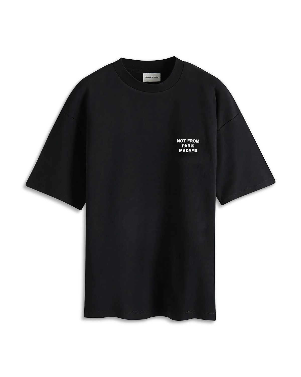 Drole De Monsieur Not From Paris Slogan T-Shirt