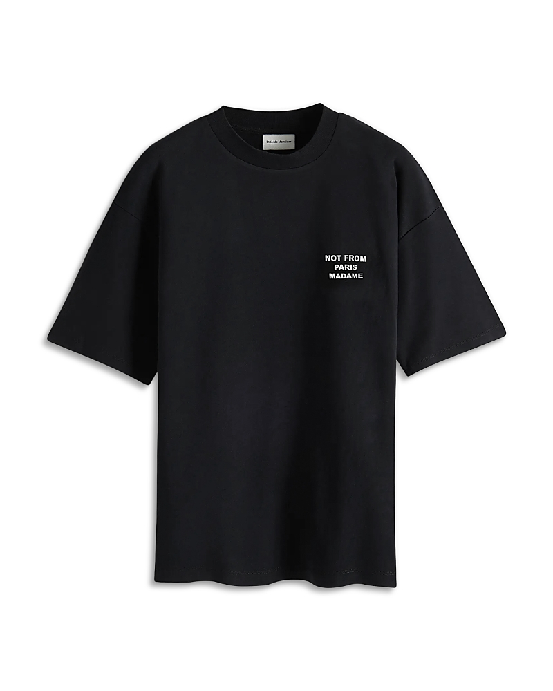 Drole De Monsieur Not From Paris Slogan T-Shirt