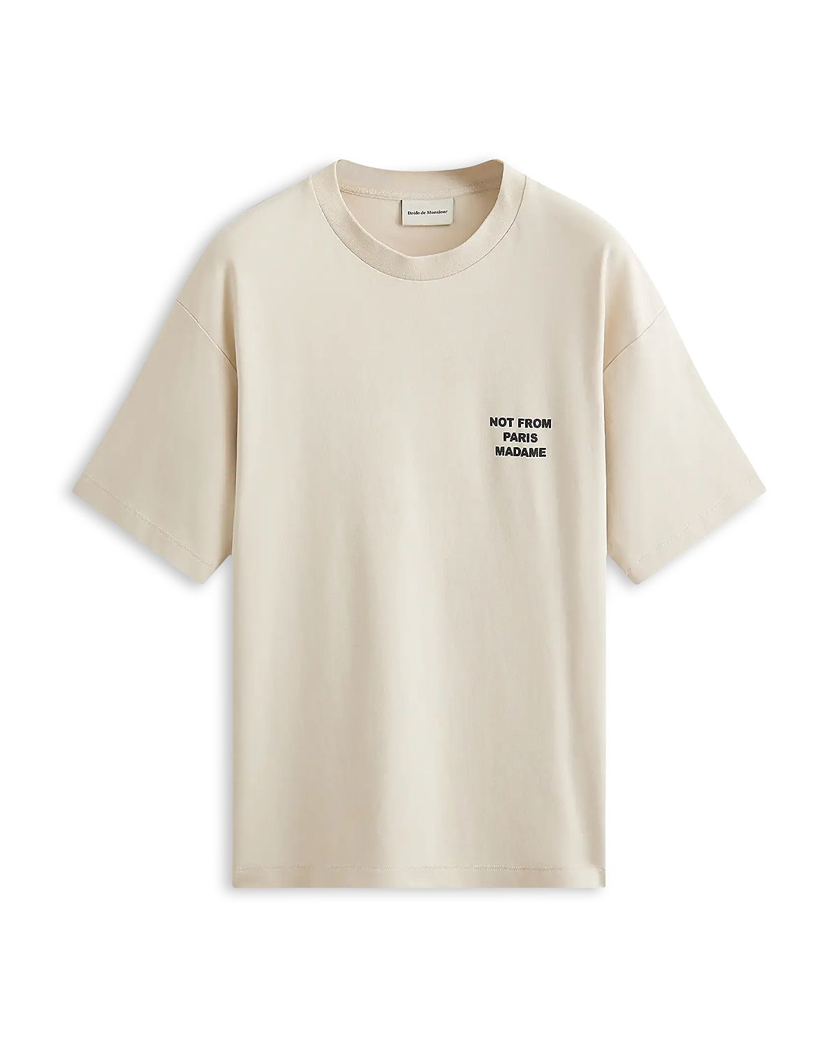 Drole De Monsieur Not From Paris Slogan T-Shirt