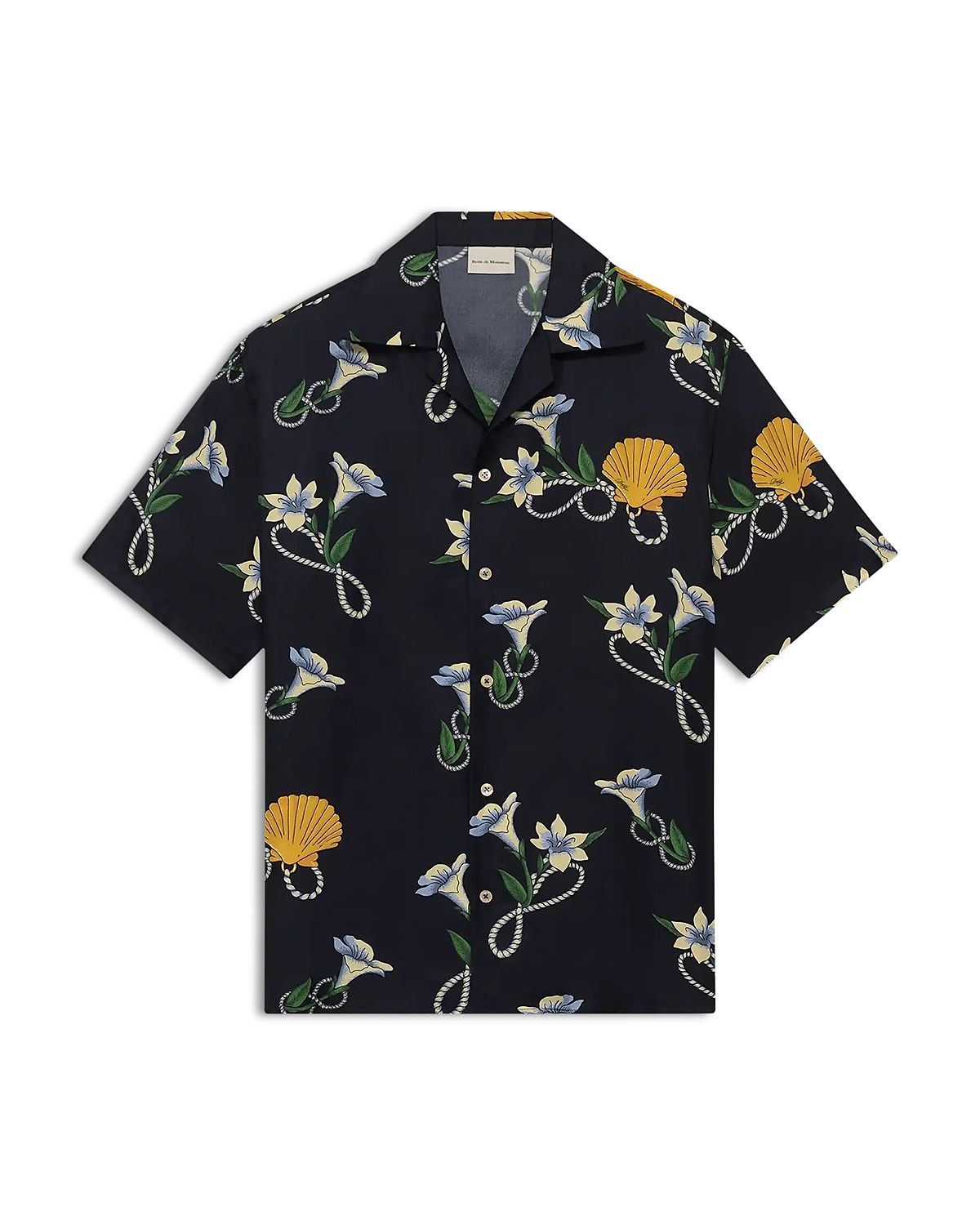 Drole De Monsieur Relaxed Fit Floral Chemise Shirt