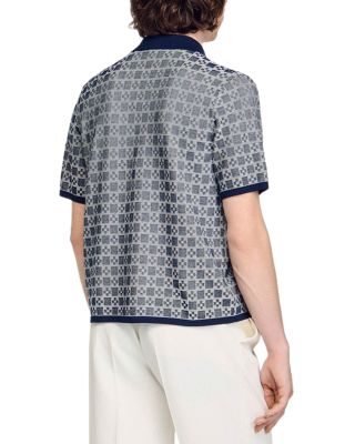 Square Cross Jacquard Shirt