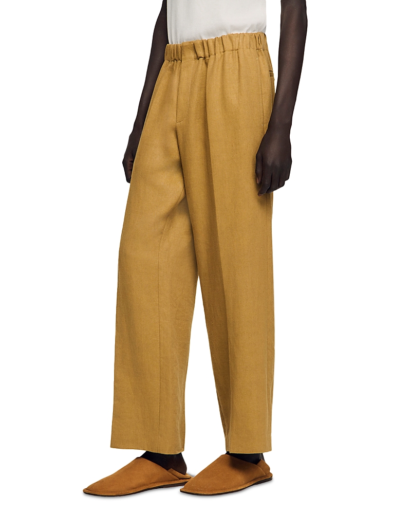 Sandro Alpha Wide Leg Elastic Trousers