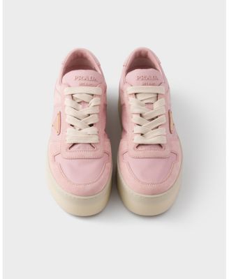 Women's Downtown Bold Re-Nylon and Suede Sneakers