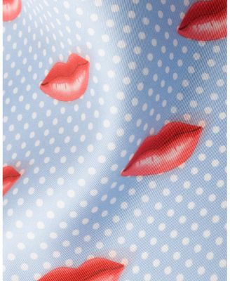  Printed Silk Twill Scarf, 55 X 55 Cm