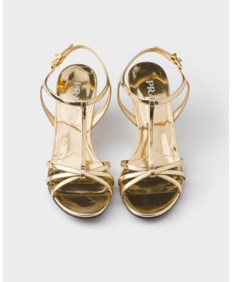  Women's Metallic Leather Sandals