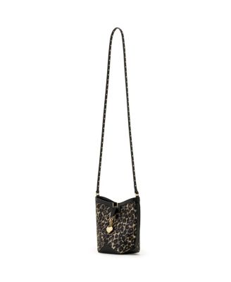 CATCH BY LANVIN NANO BUCKET BAG IN RAFFIA