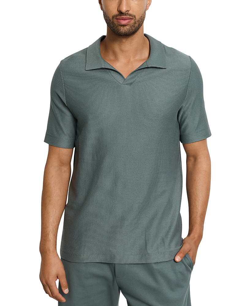 Hanro Travelwear Cotton Short Sleeve Collared Shirt