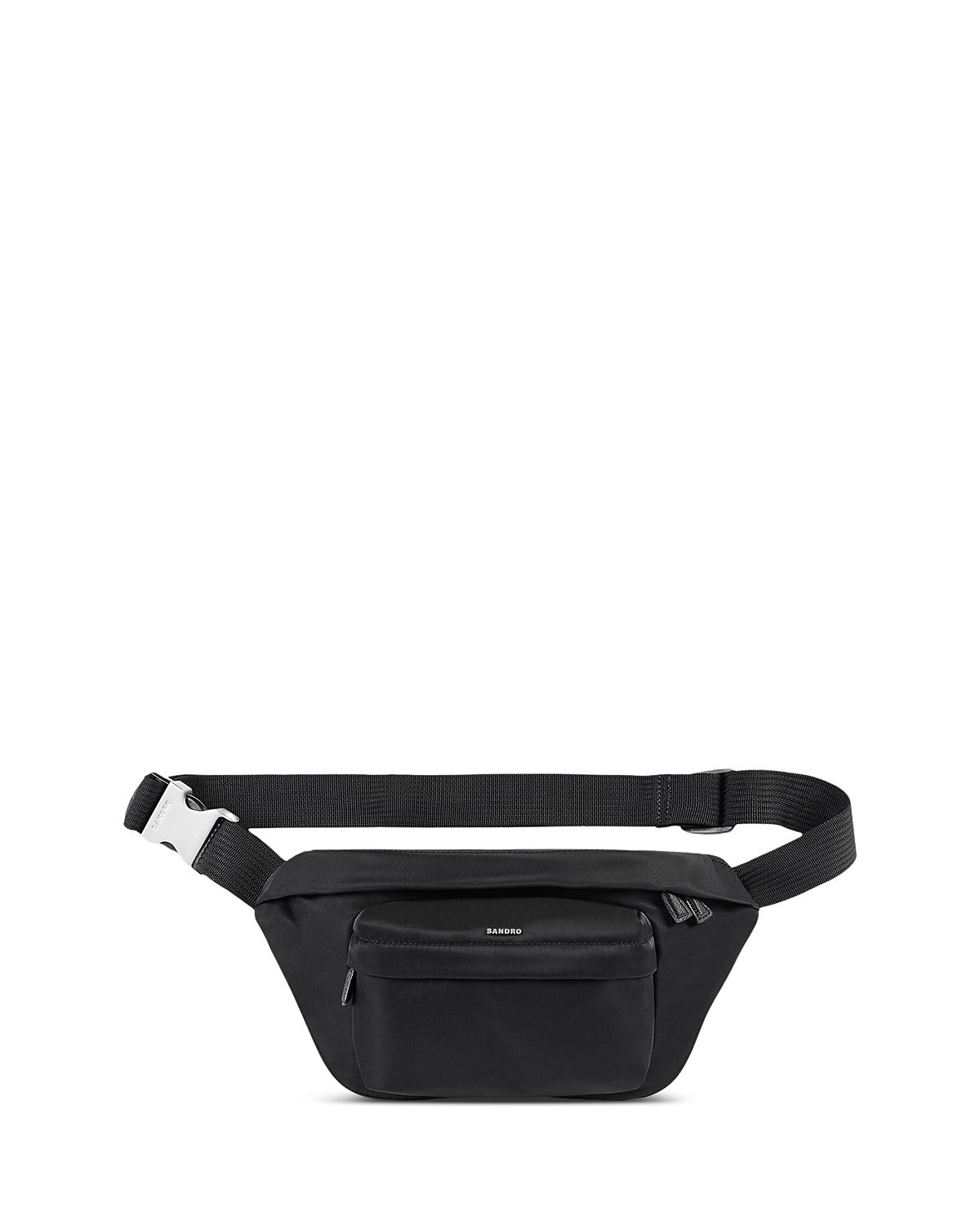 Sandro Technical Fabric Shoulder Bag