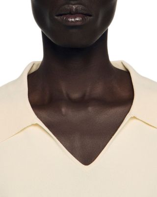 Stretch Knit Polo Shirt