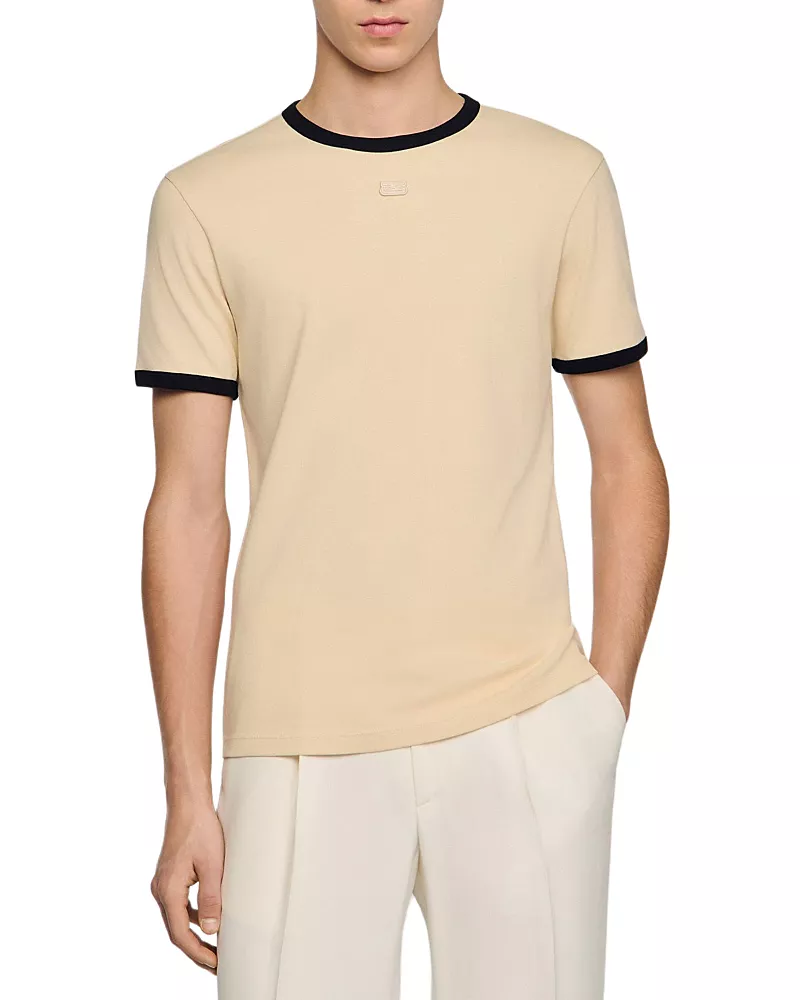 Sandro Logo Ringer Tee