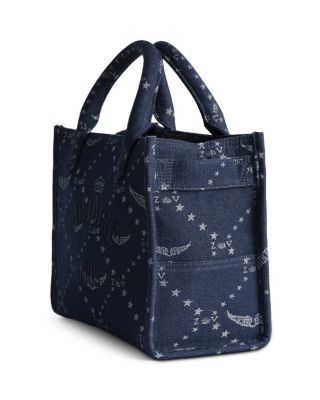 Angel Mini ZV Monogram Denim Tote