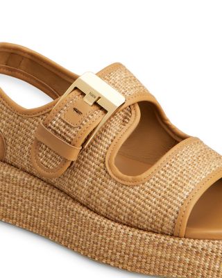 Women's Raffia Slingback Sandals