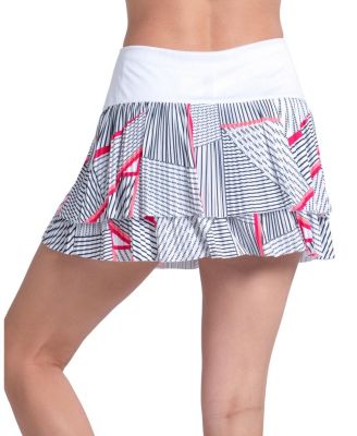 Geo Glow Pleated Skirt
