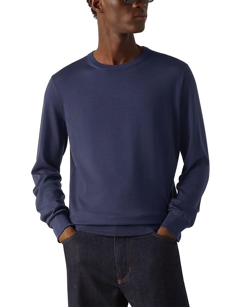 Zegna Cashseta Cashmere Silk Crewneck Sweater