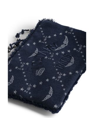 Angel ZV Monogram Denim Pouch