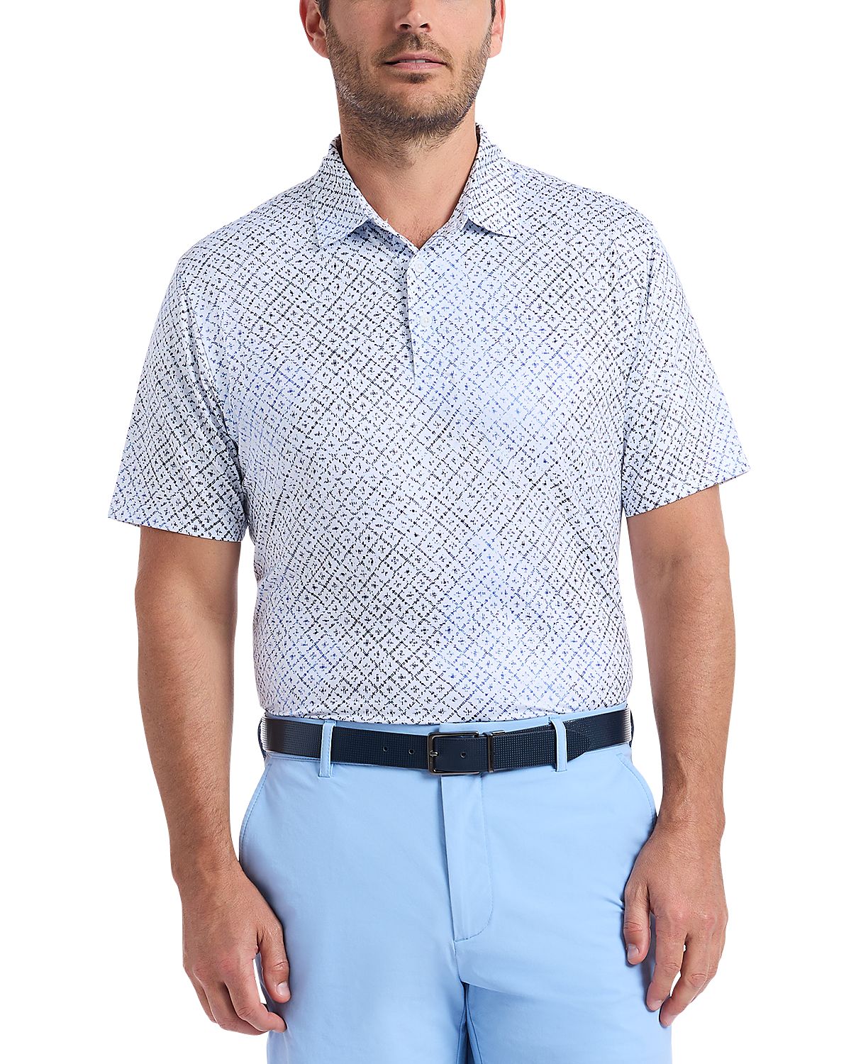 Robert Graham Dalby Short Sleeve Knit Polo Shirt