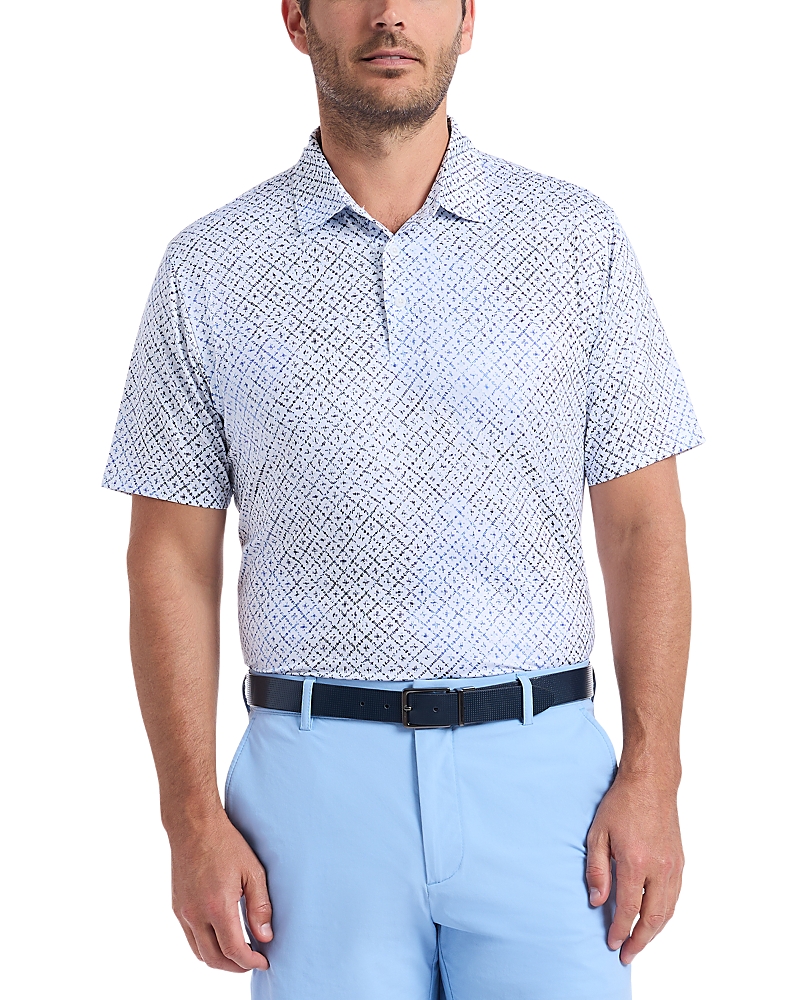 Robert Graham Dalby Short Sleeve Knit Polo Shirt
