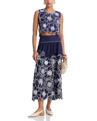 Floral Midi Skirt