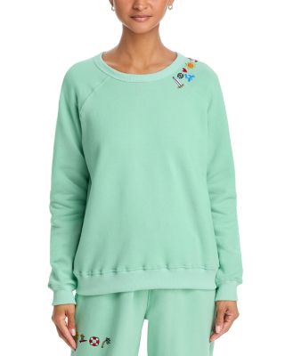 Mini Embroidered Crewneck Pullover