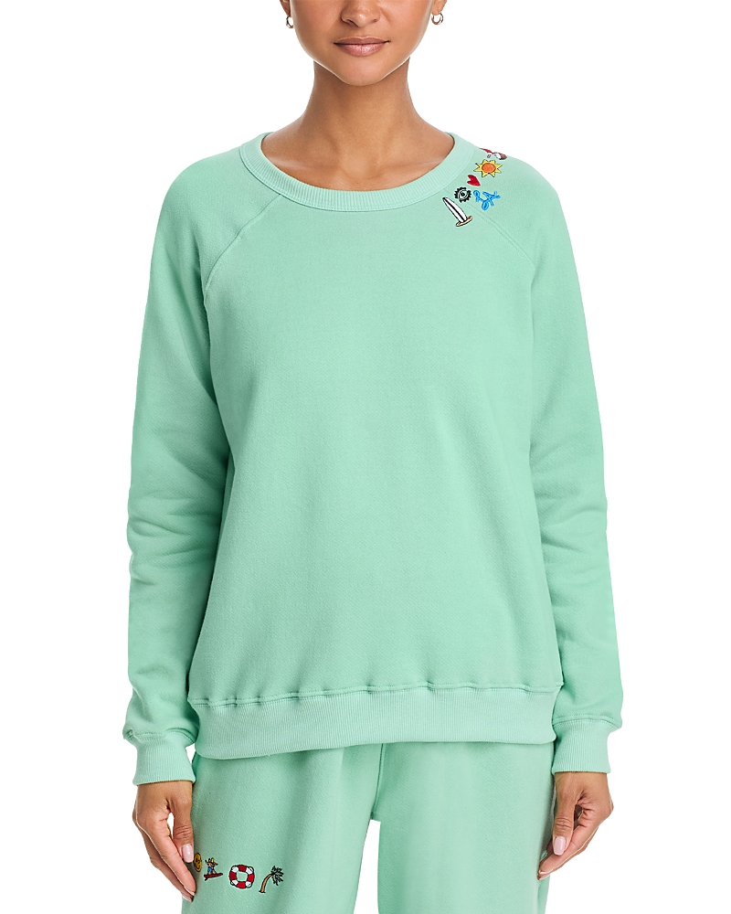 C. Bonz Mini Embroidered Crewneck Pullover