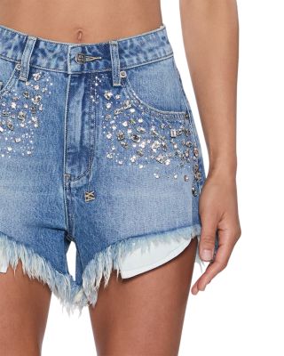 Kulture Kry Kut Off Denim Shorts