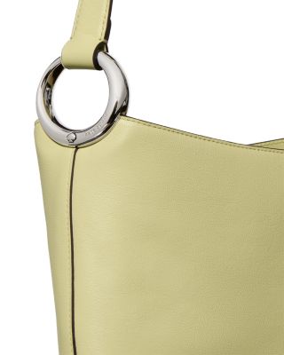 Halo Leather Bucket Bag