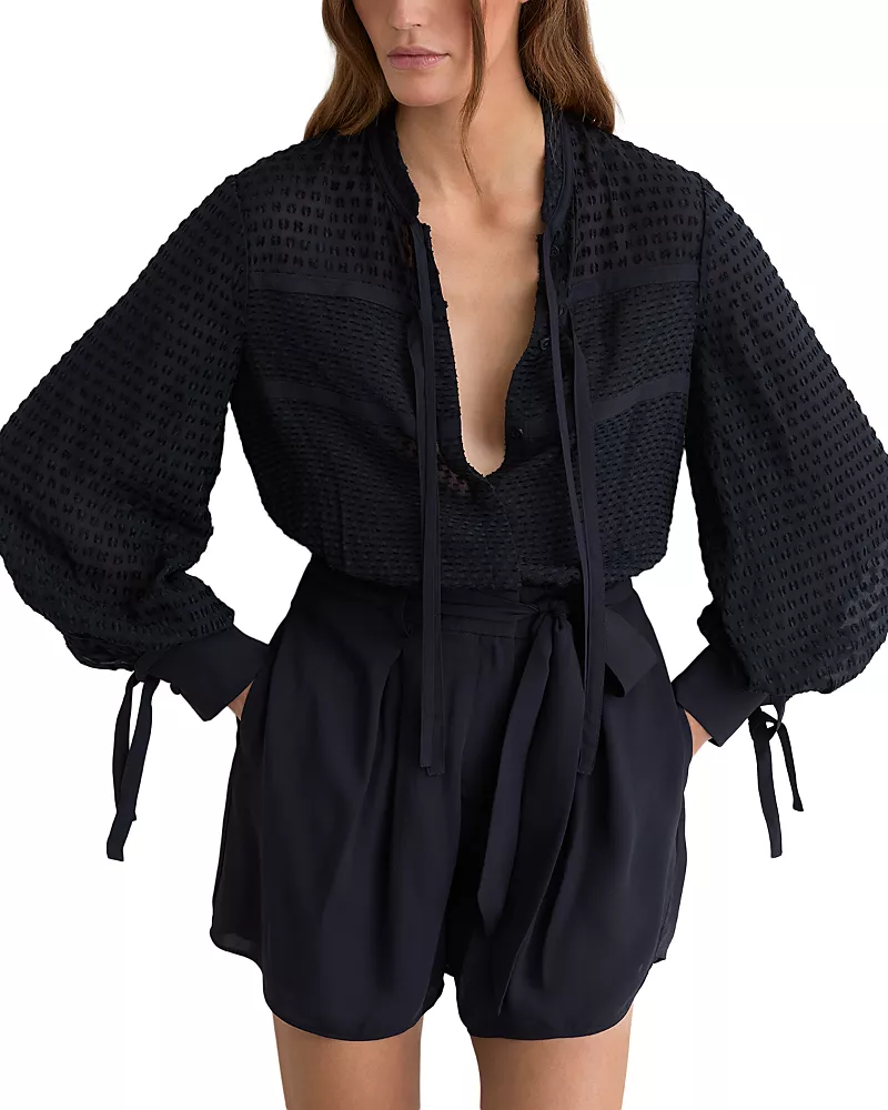 Reiss Embroidered Romper