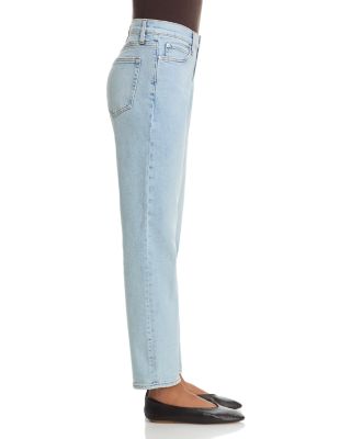 The Borrowed Mid Rise Slim Straight Jeans in Ida