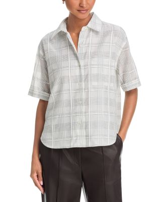 Connie Short Sleeve Plaid Shirt