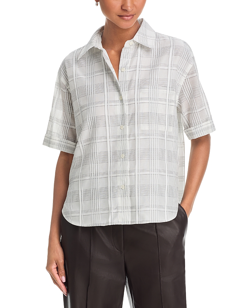rag & bone Connie Short Sleeve Plaid Shirt