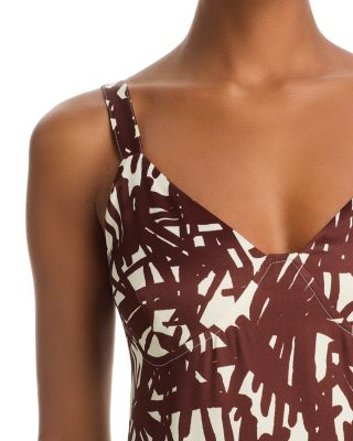 Aubrey Printed Maxi Slip Dress