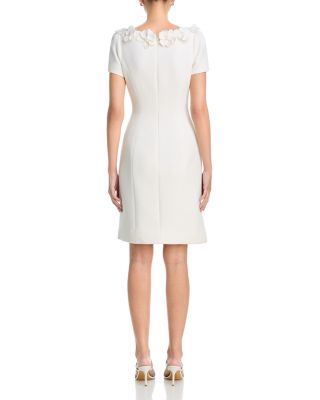 Crepe 3D Flower Dress