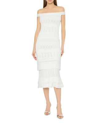Maven Ruffle Midi Dress