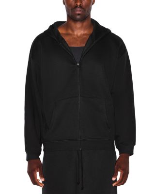 Relaxed Fit Zip Up Hoodie