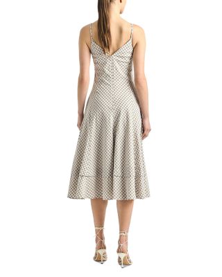 Keyhole Cutout Midi Dress