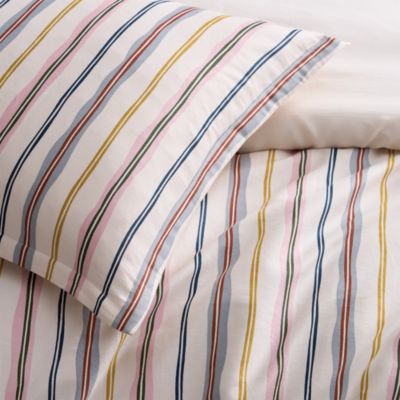 Scallop Stripe Duvet Set, King