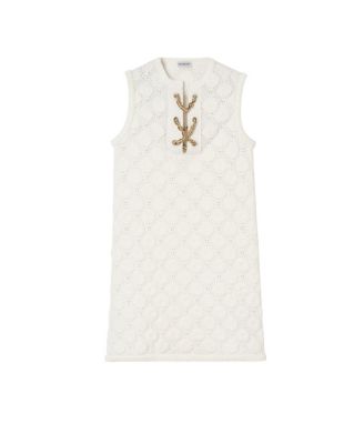 Crochet Cotton Blend Dress