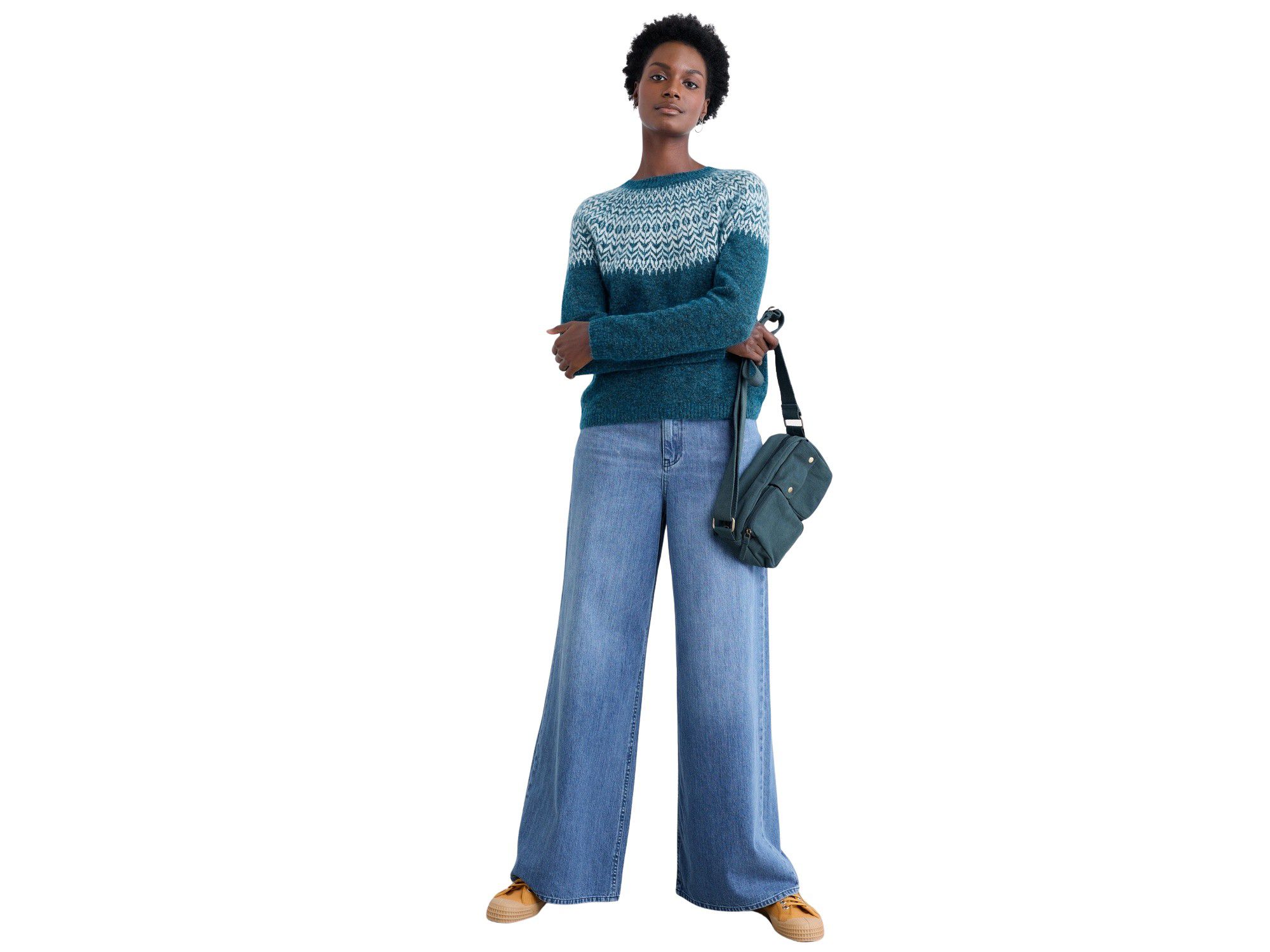 Women's Spruce Frost Sweater Mohair — Image 3