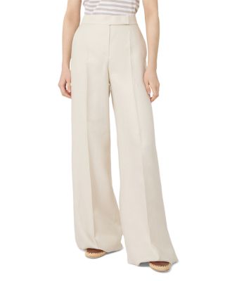 Mxmadesse Linen Wide Leg Trousers