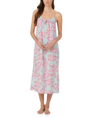 Sleeveless Classic Lawn Ruffle Neck Ballet Nightgown